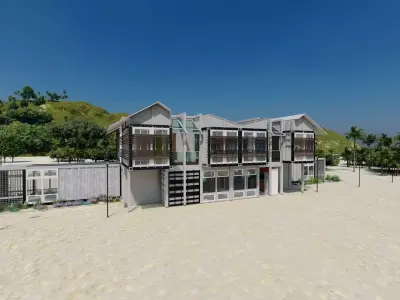 Casa Scene-villa-Temporary accommodation villa-Villa condo 3D model purchase