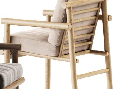 Ayana Chair by B B Italia 3D model