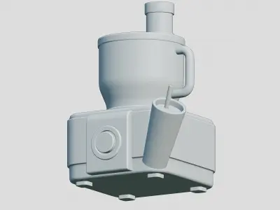 Food processor 3D model