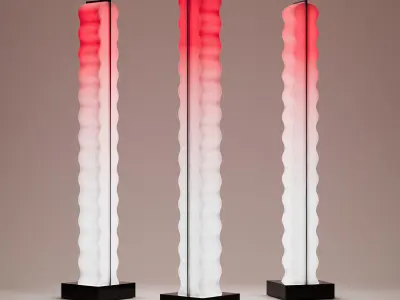 Cometa Floor Lamp Low-poly 3D model