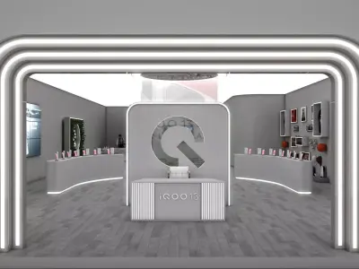 POP UP STORE 3D model