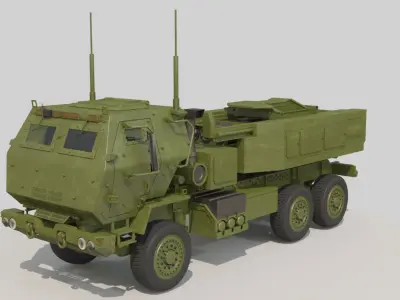 HIMARS Style Military Truck M142 3D model