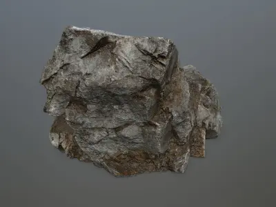 Skull Cave Low-poly 3D model shop
