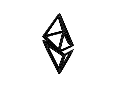 Ethereum 2 v2 002 Low-poly 3D model