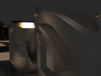 Chess board 3D print model