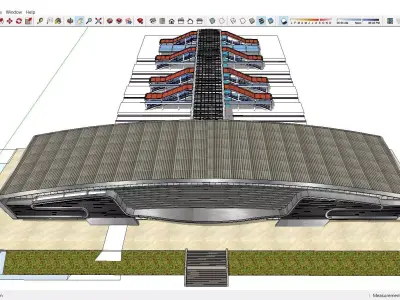 Sketchup Terminal B3 3D model