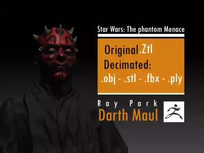 Ray Park - Darth Maul - Star Wars 3D print model
