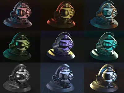 HDRI Studio 41 to 50  Texture