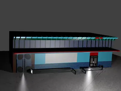 Store front 3D model