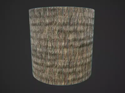 Straw Thatch Material Texture