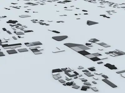 Mogadishu Streets and Buildings 3D model