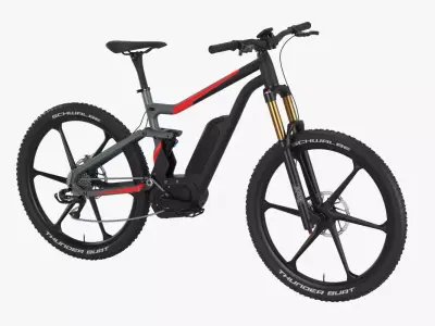 Electric bike 3D model