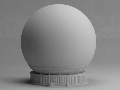 New year 2024 Snow Globe 3D model