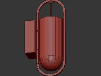 Kapren kappen wall light 3D model