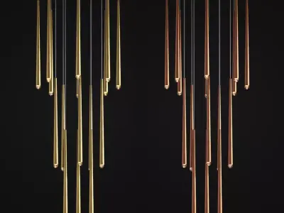 Aquitaine Round Chandelier Restorationhardware 3D model