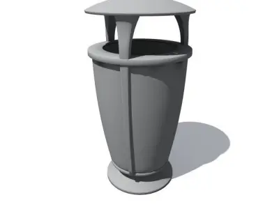 trash bin 5 3D model