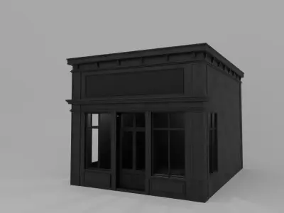 Building C01 Low-poly 3D model