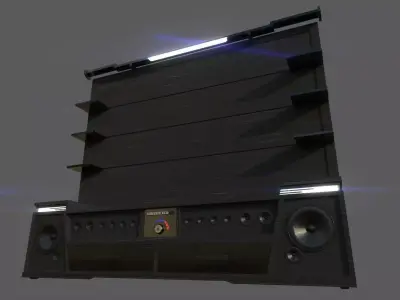 Rack Modern Free 3D model