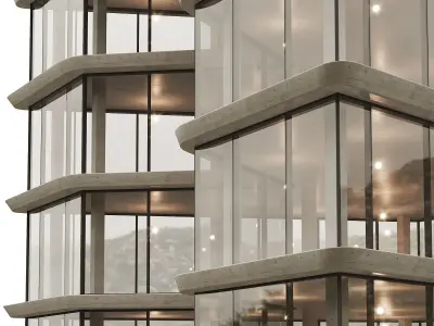 Office house building 2 3D model