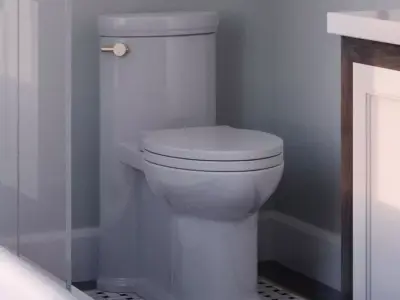 DVX St george one piece elongated toilet 3D model