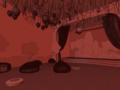nursery 3D model