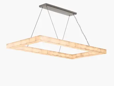 Rivage Rectangular Chandelier 72in 3D model
