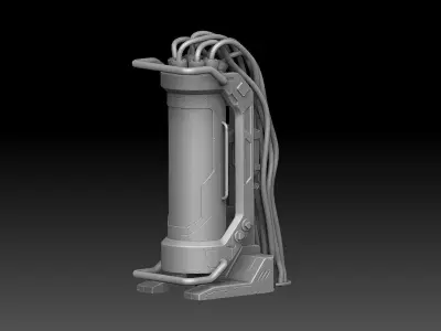 Sci Fi Container Printable 3D print model