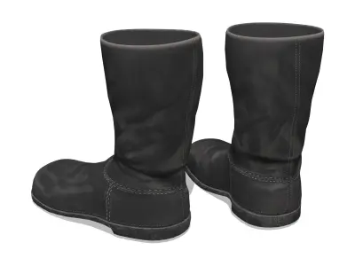 Sultan Flat Warrior Boots Low-poly 3D model