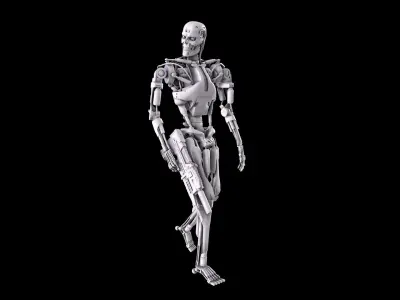 Terminator T-800 Endoskeleton Pose 2 3D print model
