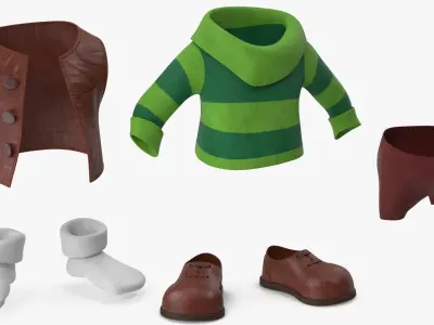  Cartoon Costume Brown 