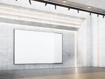 Stage  theater stadium Low-poly 3D model