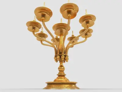 oil lamp  3D model buy