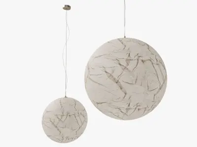 Pendant light Moon Davide Groppi 3D model