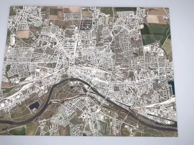 Cityscape Magdeburg Germany 3D model