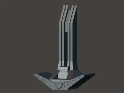 Star Wars Inspired BoKatan Throne and Urn Various Figure Scales 3D print model