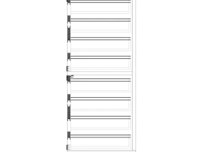 commode 5 storage cabinet with drawers 3D model