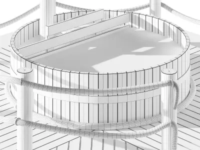 Furaco Bath Font 3D model