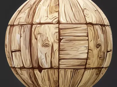  Stylized Wood Seamless Texture  Texture