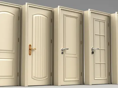 Doors interior 3D model