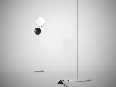 Superluna 397 Floor Lamp Free 3D model
