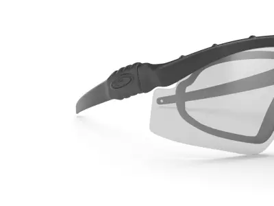 Oakley SI M Frame 3 Gasket PPE Clear Black Frame Safety Eyewear 3D model