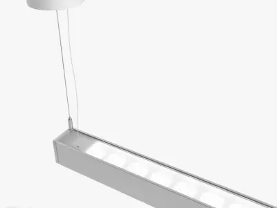 Zumtobel Lincor pendant LED luminaire 3D model