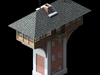 Heterogeneous - Building - Building 14 3D model