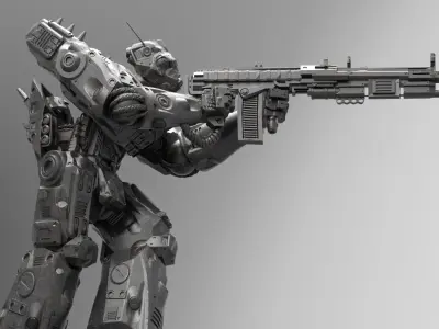Peacemaker Mech Miniature 3D print model