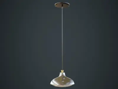 Hanging Lamp 6B Low-poly 3D model