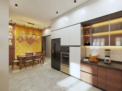  Indian Contemporary Haven 3D model