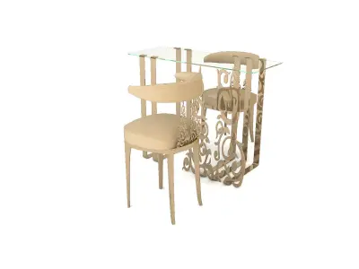Receptionist Table 3D model