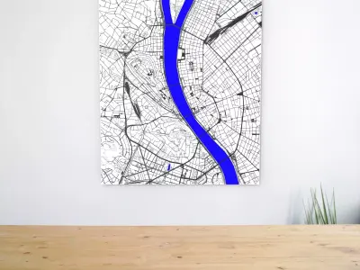 Cityscape Budapest Hungary Streets and roads 3D model