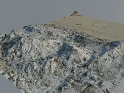 Desert Terrain 5 3D model