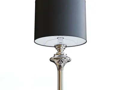 Black Table Lamp 3D model